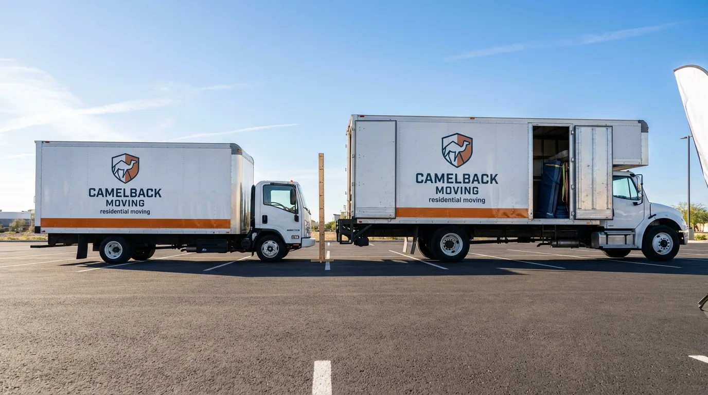 Moving truck size capacity guide in East Rutherford